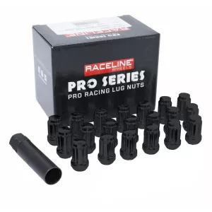 Kit de Tuercas de Seguridad - 12x1.5 - 24 Piezas - Negro